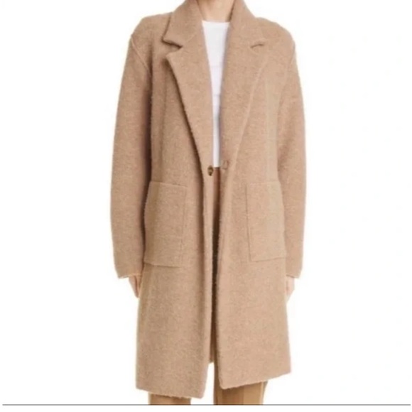 Vince Longline Cardigan Coat Sz M - Picture 9 of 9